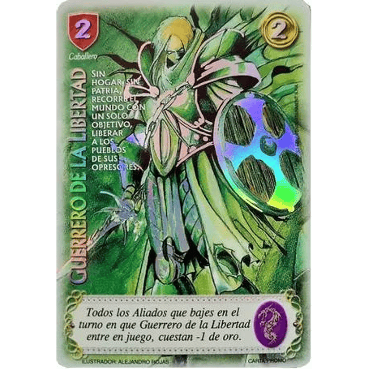 GUERRERO DE LA LIBERTAD (CARTA PROMO) 1