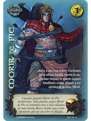 MORIR DE PIE (TKPB23 - DRAGON DORADO)