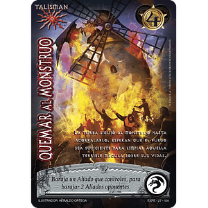 QUEMAR AL MONSTRUO (EXT22 - MUNDO GÓTICO)