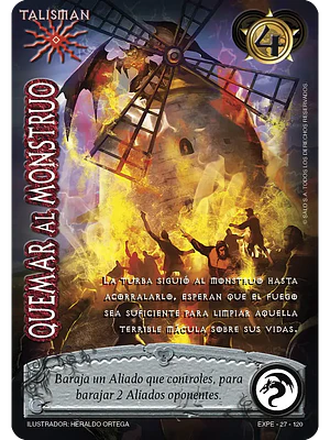 QUEMAR AL MONSTRUO (EXT22 - MUNDO GÓTICO)
