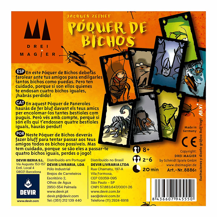 POQUER DE BICHOS - DEVIR  3