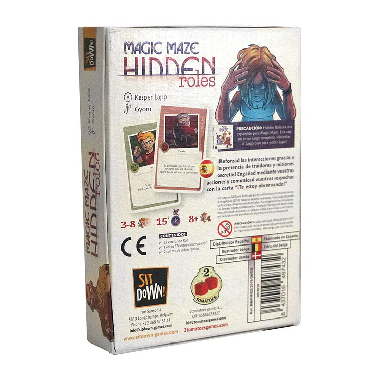 MAGIC MAZE HIDDEN ROLES - SIT DOWN 2