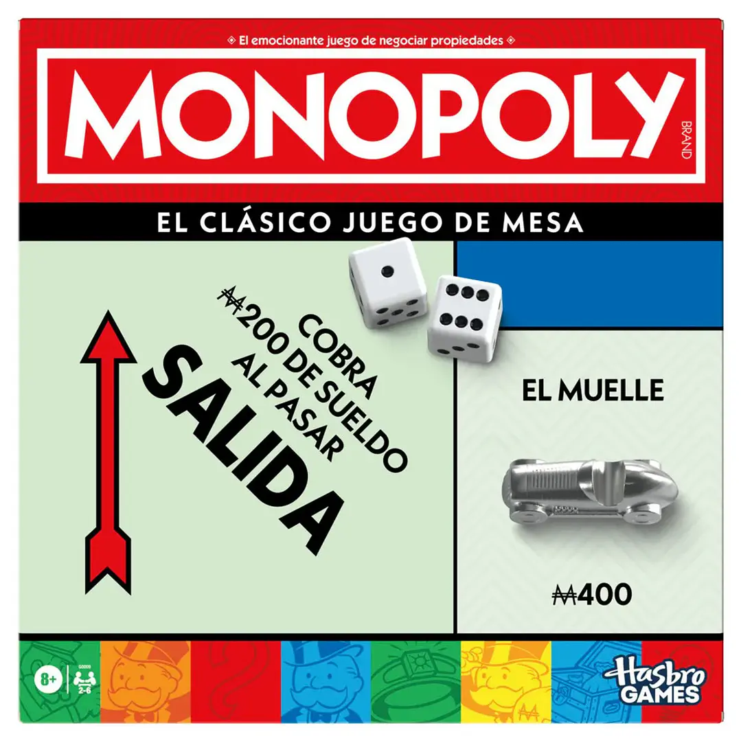 MONOPOLY CLASICO - HASBRO GAMES 1