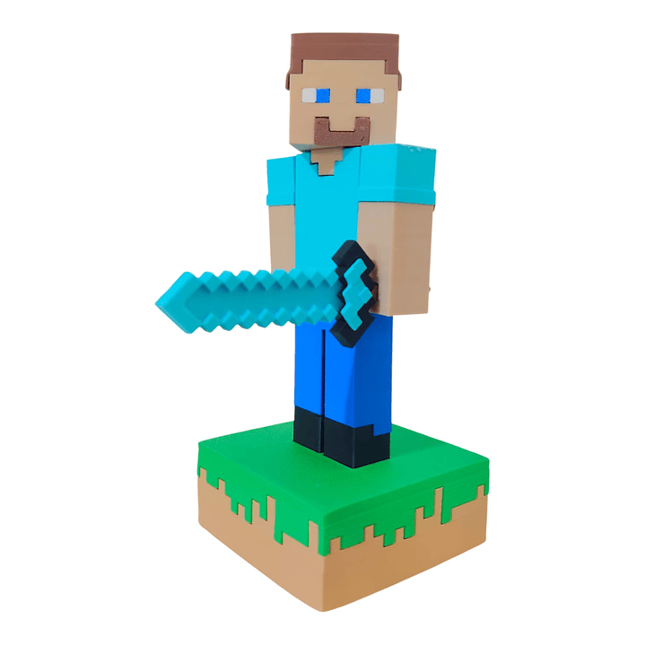 PERSONAJE PIXEL 3D - 17cm  2