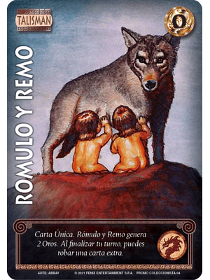 ROMULO Y REMO - PROMO COLECCIONISTA