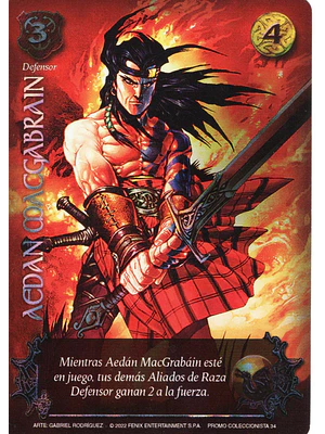 AEDAN MACGABRAIN - PROMO COLECCIONISTA