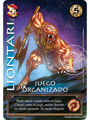 LIONTARI - JUEGO ORGANIZADO