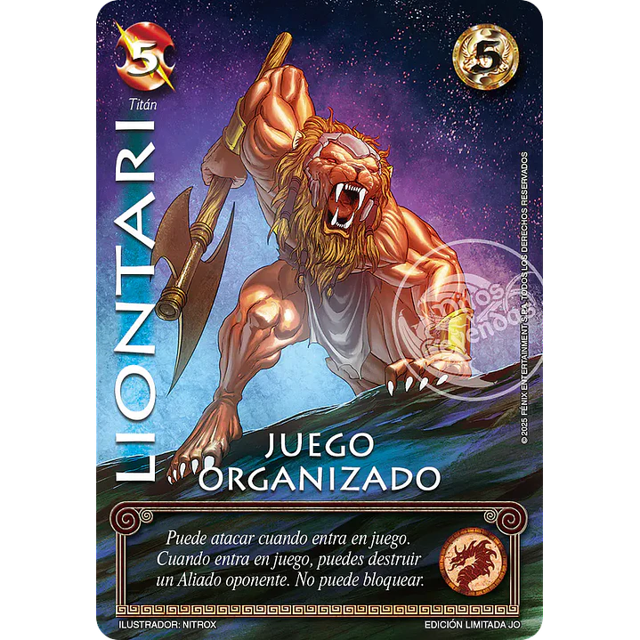 LIONTARI - JUEGO ORGANIZADO 1