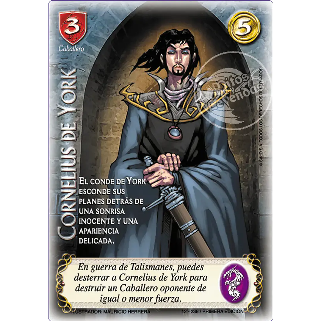 CORNELIUS DE YORK (CLÁSICO ESPS - REAL) 1