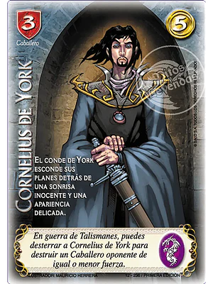 CORNELIUS DE YORK (CLÁSICO ESPS - REAL)