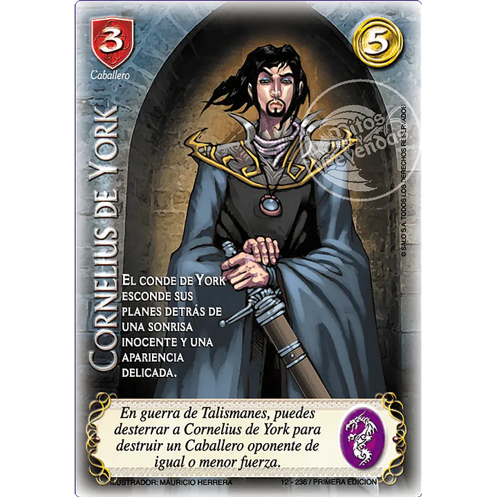 CORNELIUS DE YORK (CLÁSICO ESPS - REAL) 1