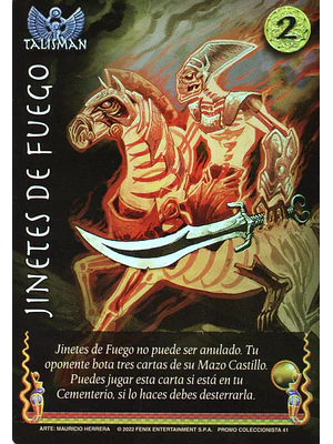 JINETES DE FUEGO - PROMO COLECCIONISTA