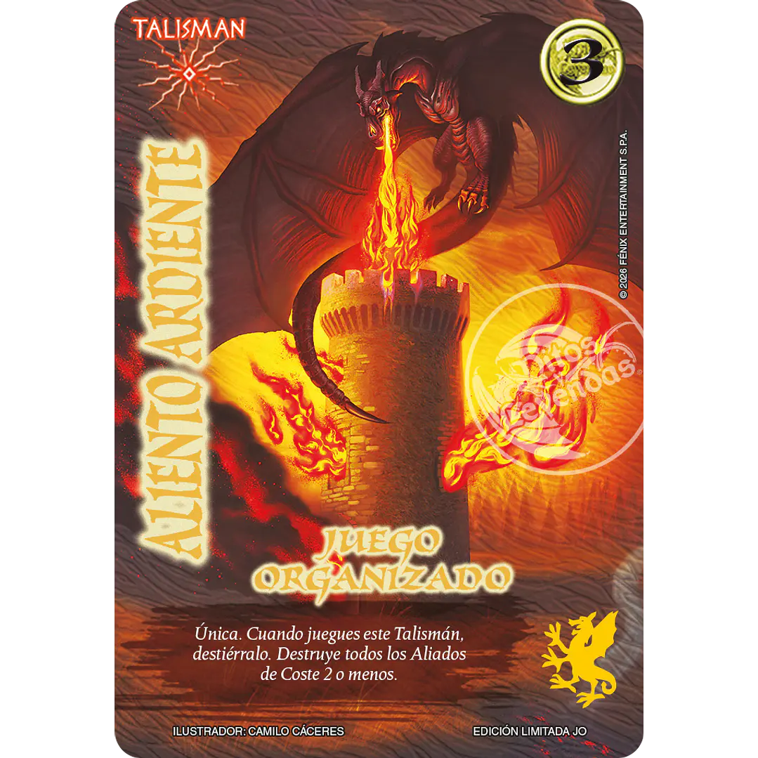 ALIENTO ARDIENTE - JUEGO ORGANIZADO 1