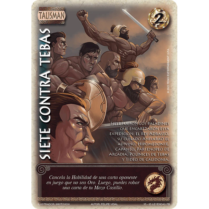 SIETE CONTRA TEBAS - LEYENDAS PB  1