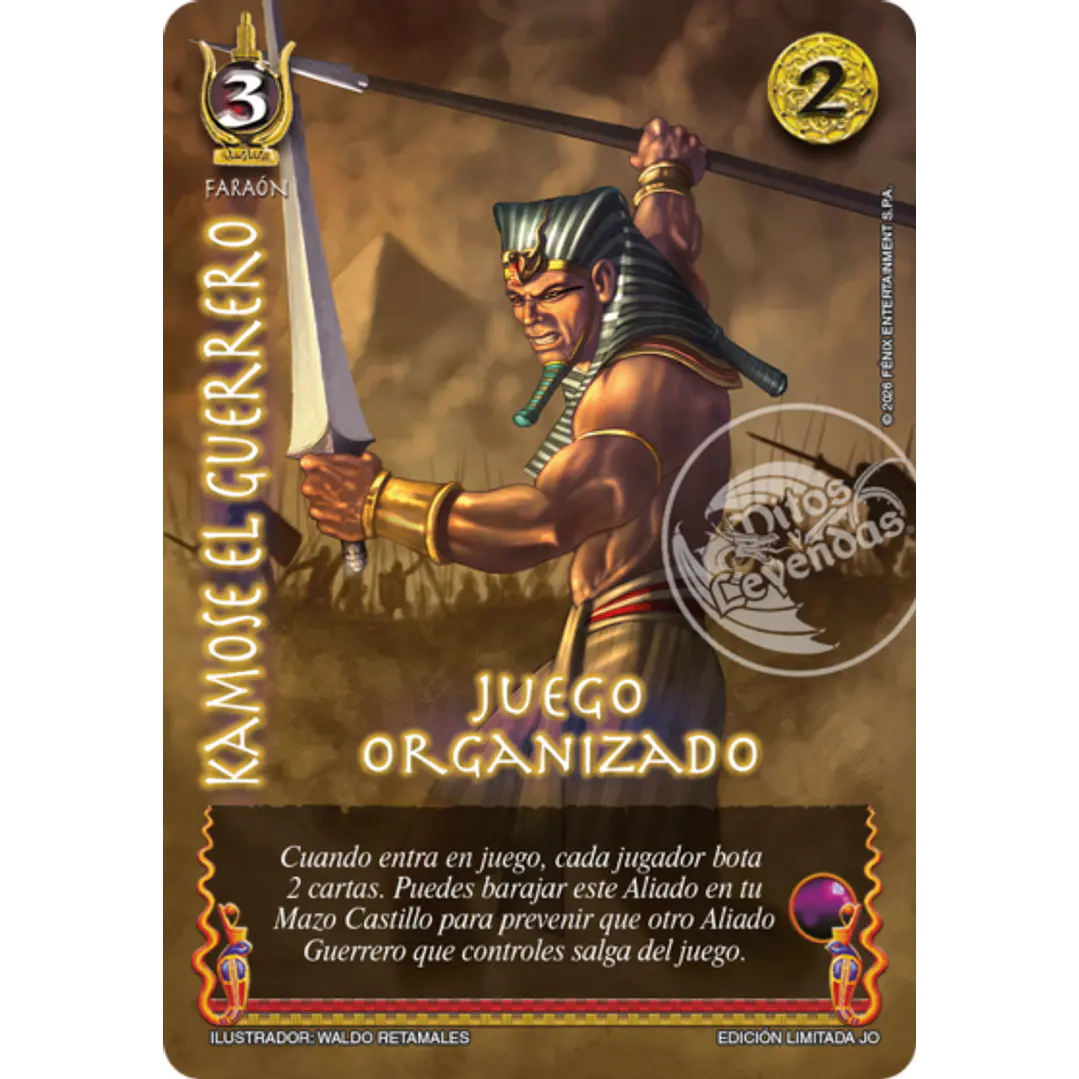 KAMOSE EL GUERRERO - JUEGO ORGANIZADO 1