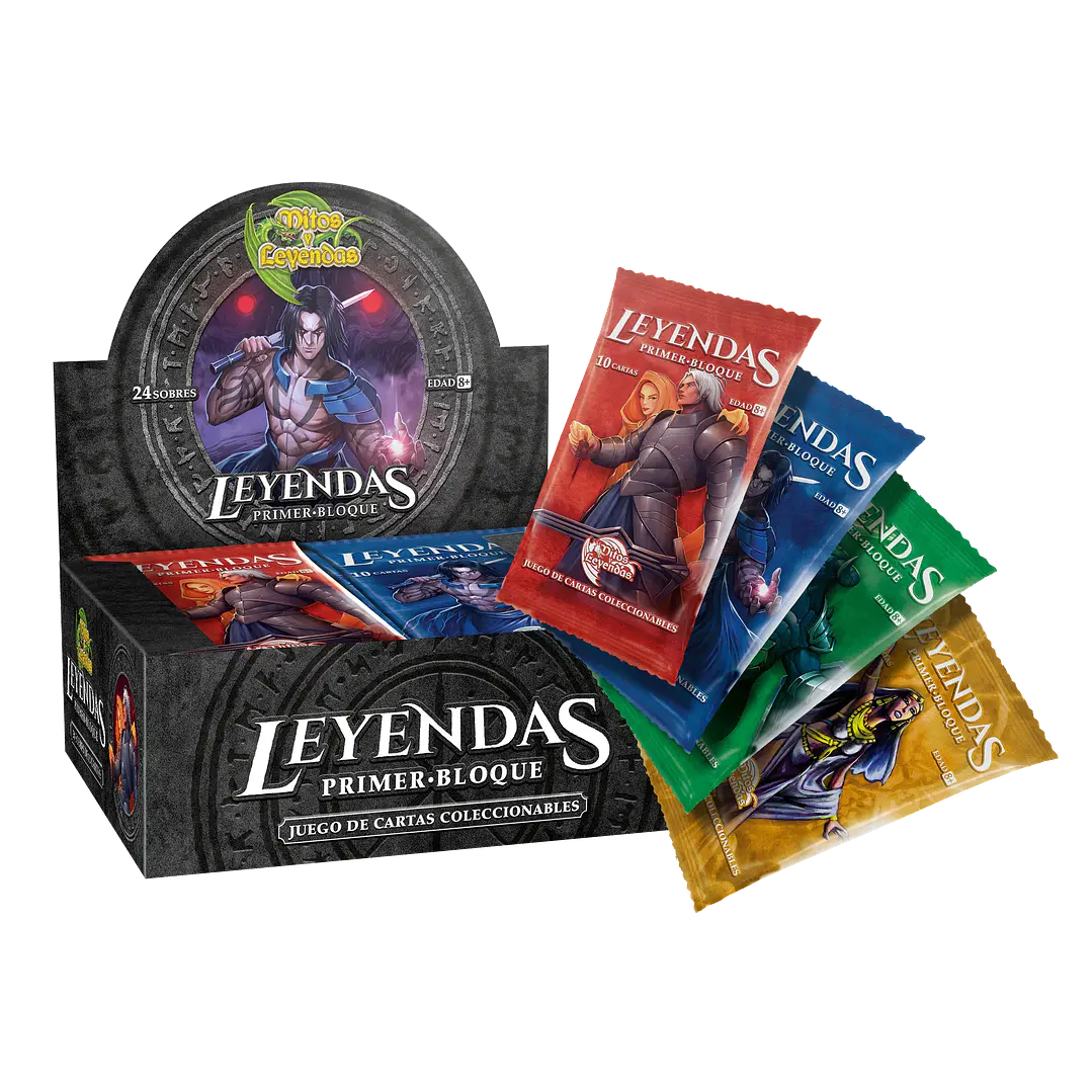 PREVENTA DISPLAY LEYENDAS PRIMER BLOQUE 4.0 - PRIMER BLOQUE + 1 BUY A BOX 1