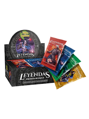 PREVENTA DISPLAY LEYENDAS PRIMER BLOQUE 4.0 - PRIMER BLOQUE + 1 BUY A BOX