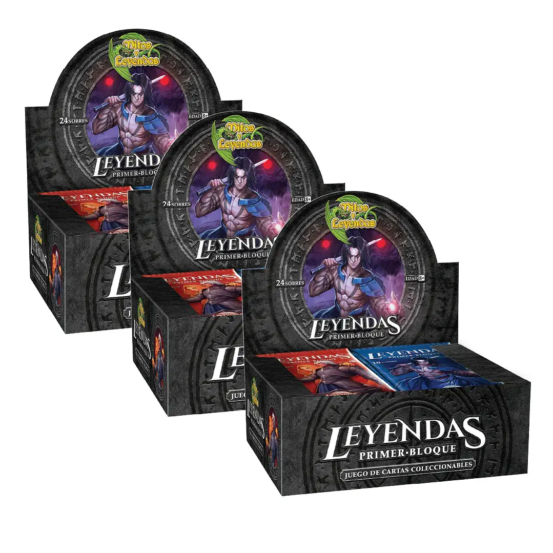 PREVENTA 3 DISPLAY LEYENDAS PRIMER BLOQUE 4.0 - PRIMER BLOQUE + 3 BUY A BOX 1