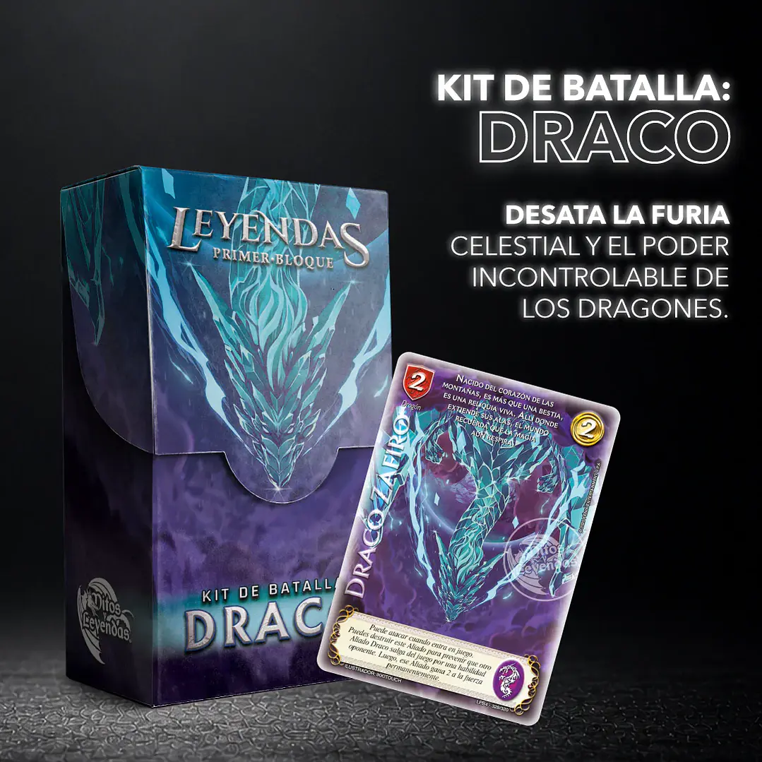 PREVENTA 3 KIT BATALLA - DRACO - LEYENDAS PRIMER BLOQUE 4.0 4
