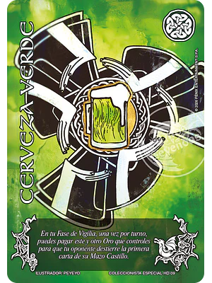 CERVEZA VERDE - PRMOCIONAL