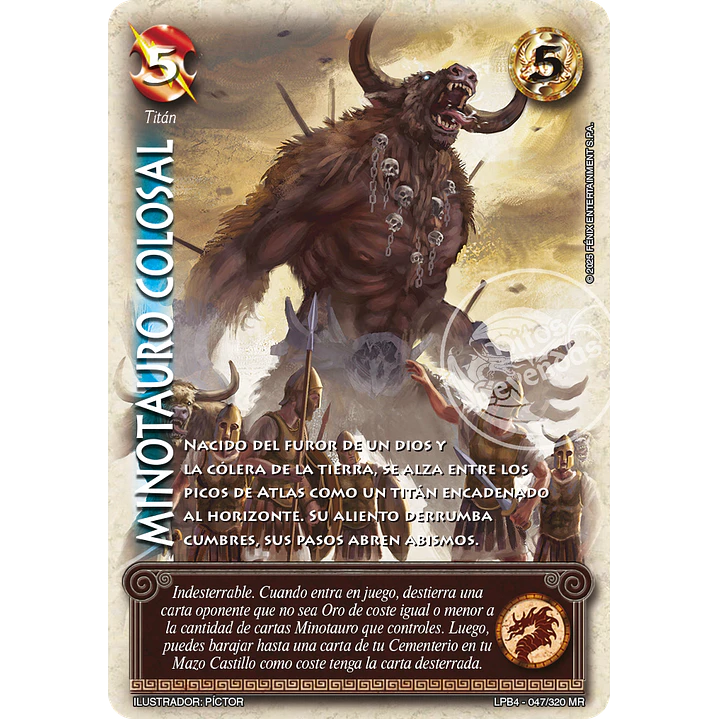 MINOTAURO COLOSAL - LPB4 - MEGA REAL 1