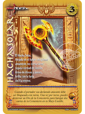 HACHA SOLAR - LPB4 - REAL