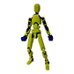 DUMMY 13 (TITAN 13)  ESQUELETO AZUL - VARIEDADES - Miniatura 5