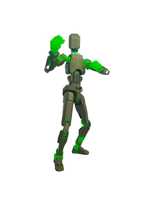 MISION 13 TITAN 13  ESQUELETO VERDE - VARIEDADES