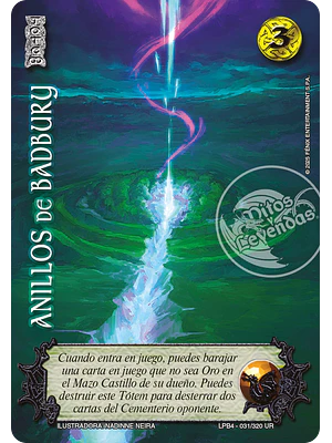 ANILLOS DE BADBURY - LPB4 - ULTRA REAL