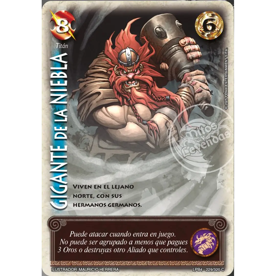 GIGANTE DE LA NIEBLA - LPB4 - CORTESANA 1