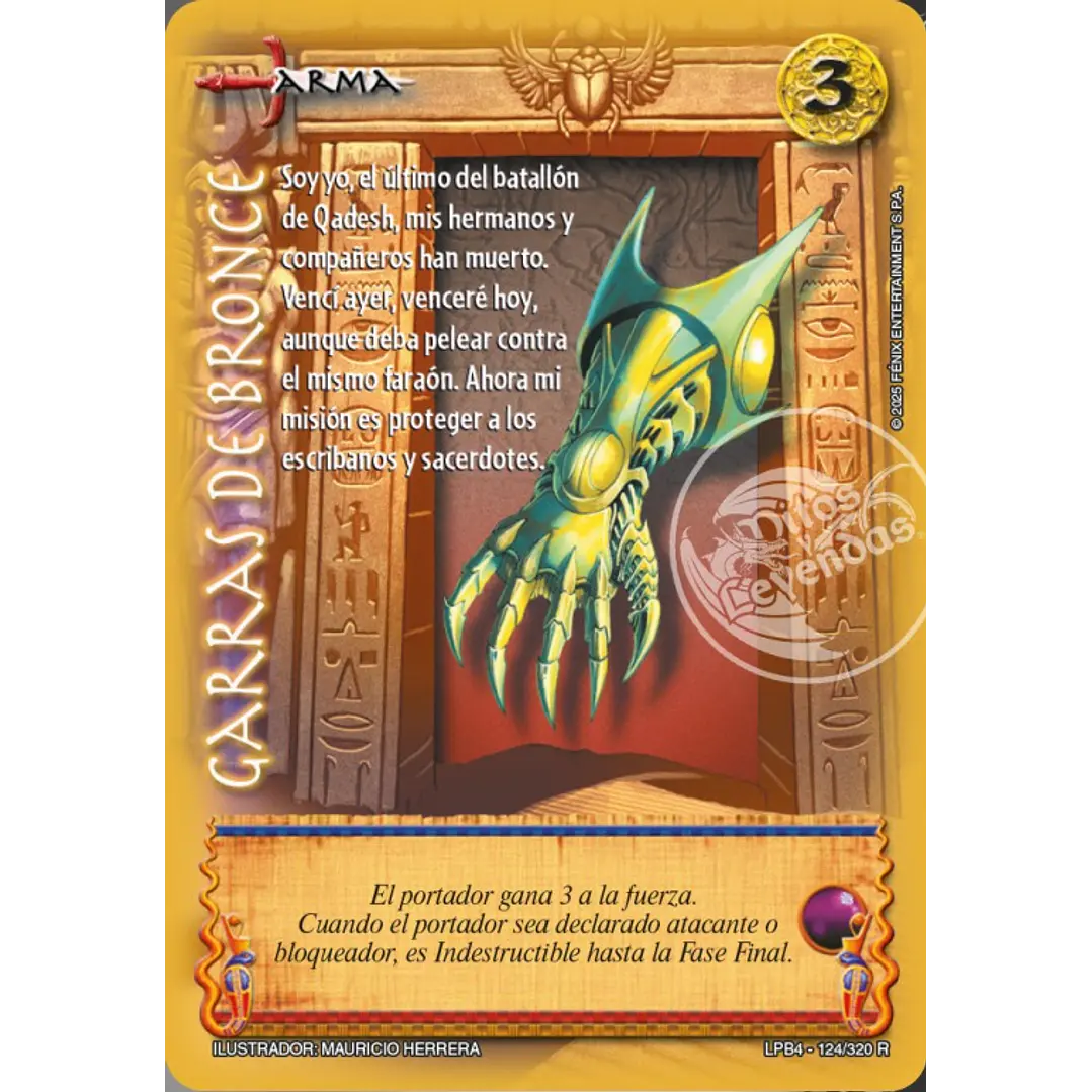 GARRAS DE BRONCE - LPB4 - REAL 1