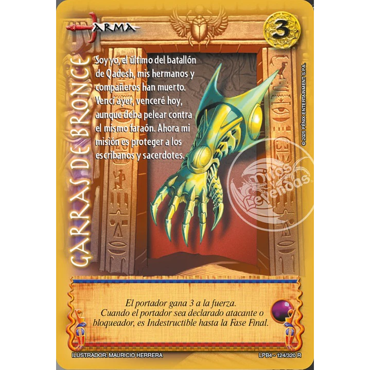 GARRAS DE BRONCE - LPB4 - REAL 1