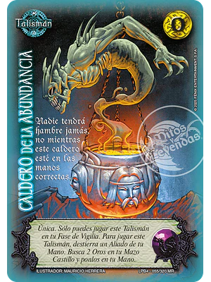 CALDERO DE LA ABUNDANCIA - LPB4 - MEGA REAL