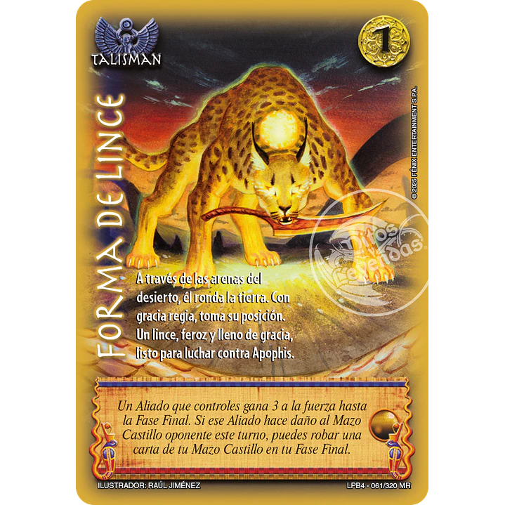 FORMA DE LINCE - LPB4 - MEGA REAL 1