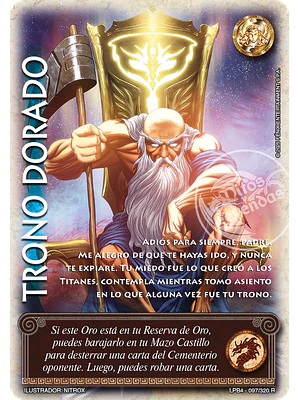 TRONO DORADO - LPB4 - REAL