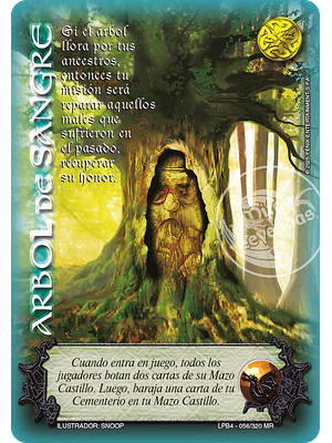 ARBOL DE SANGRE - LPB4 - MEGA REAL