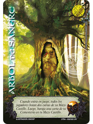 ARBOL DE SANGRE - LPB4 - ULTRA REAL