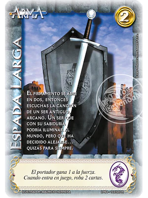 ESPADA LARGA - LPB4 - REAL