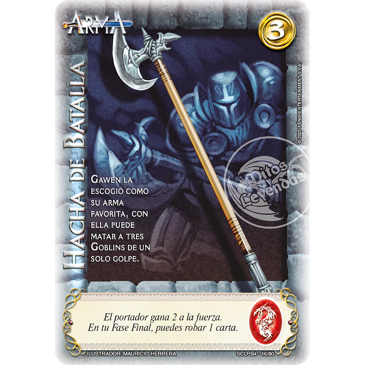 HACHA DE BATALLA - SCLPB4 1