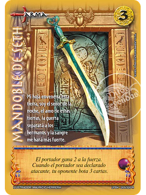 MANDOBLE DE SETH - LPB4 - REAL