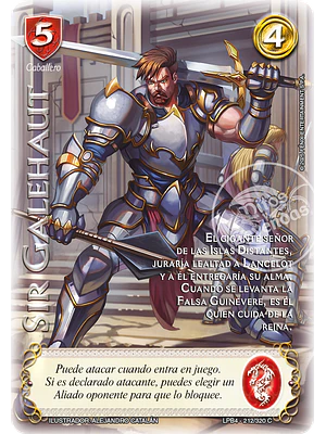 SIR GALEHAUT - LPB4 - CORTESANO