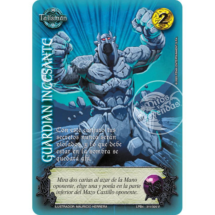 GUARDIAN INCESANTE - LPB4 - VASALLO 1