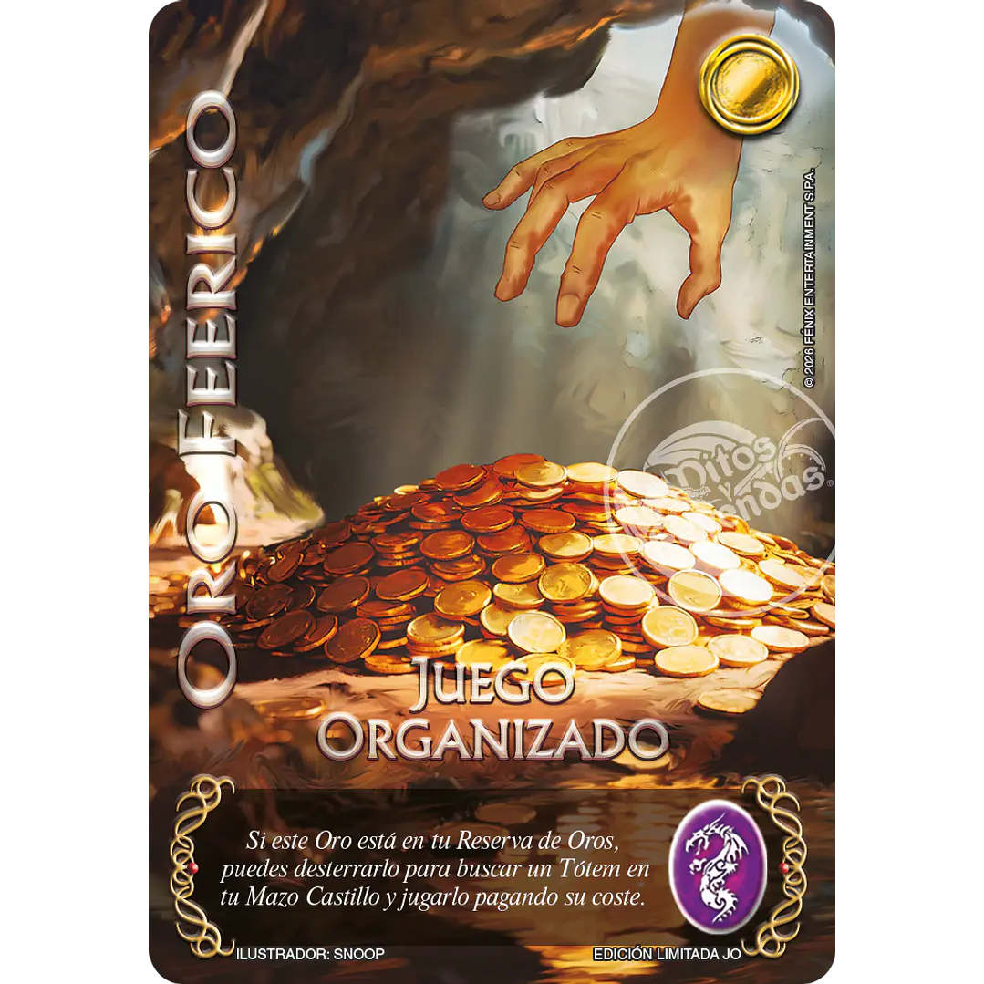 ORO FERICO - JUEGO ORGANIZADO 1