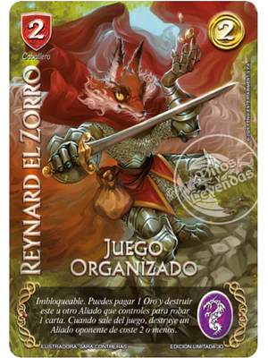 REYNARD EL ZORRO - JUEGO ORGANIZADO
