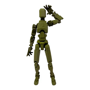DUMMY 13 (TITAN 13)  ESQUELETO VERDE MILITAR - VARIEDADES