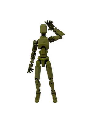 TITAN 13 MISION 13  ESQUELETO VERDE MILITAR - VARIEDADES