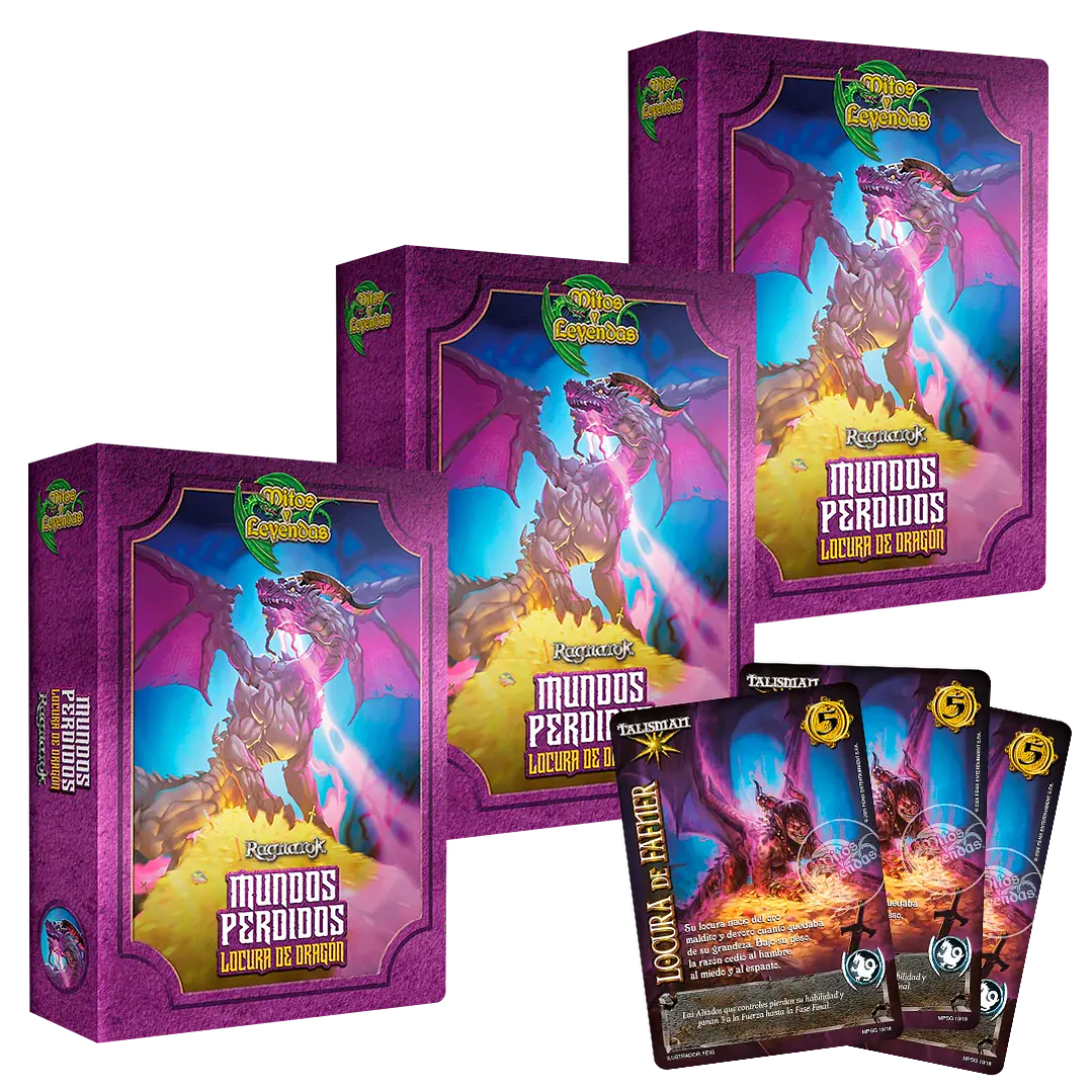 3 MUNDOS PERDIDOS PRIMERA ERA 2026 - LOCURA DE DRAGÓN + 3 BUY A BOX 1