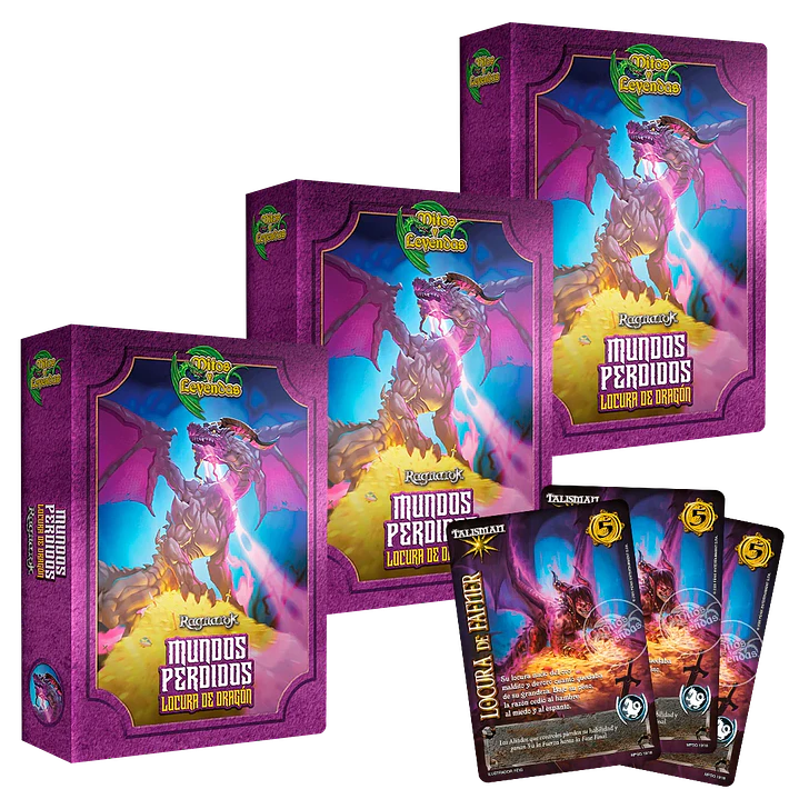 PREVENTA 3 MUNDOS PERDIDOS PRIMERA ERA 2026 - LOCURA DE DRAGÓN + 3 BUY A BOX 1