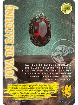 JOYA DE BALDUNG - MUNDOS PERDIDOS - ALIENTO DE FUEGO