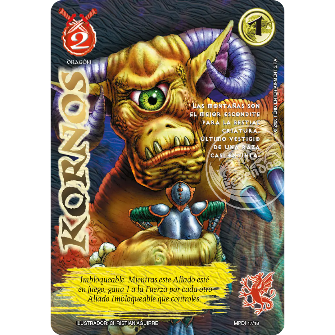 KORNOS - MUNDOS PERDIDOS - ALIENTO DE FUEGO 1